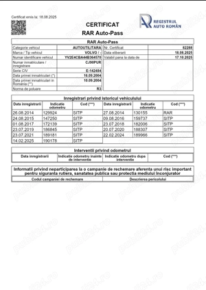 Volvo FL 6 220 12 tone 191km reali nu Atego TGM TGL Eurocargo LF axor fh fm CF XF l2  - imagine 8