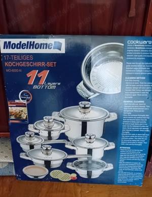 Set de vase 17 Teiliges kochgesgeschirr set Mo-6000-N 