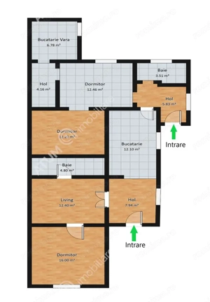 Casa individuala 4 camere si teren de 395 mp zona Trei Stejari Sibiu - imagine 9