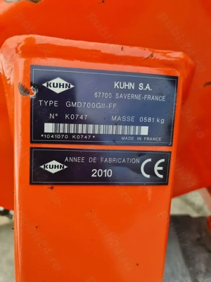 Cositoare de nutreturi marca Kuhn GMD 700 - imagine 2