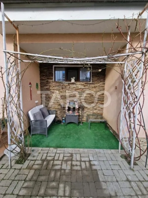 Casa cu utilitati proprii 130 mp utili cu teren 560 mp terasa Selimbar - imagine 15