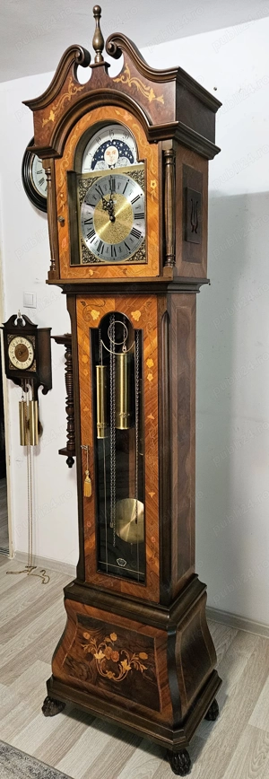 Ceas de podea cu pendul si 3 greutati Hermle