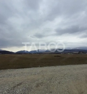 Teren intravilan 11.400 mp deschidere 45 ml in Talmaciu zona de case - imagine 2