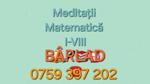 Meditații Matematică Bârlad 