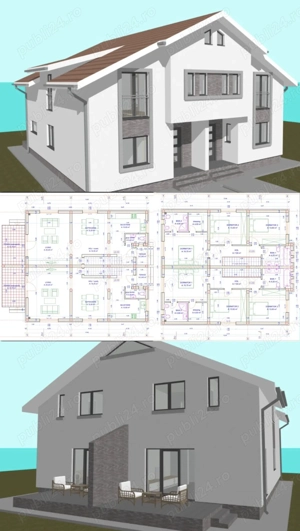 Duplex, la curbă cu Drumul Boilor în Moşnița (între cele 2 Lidl)