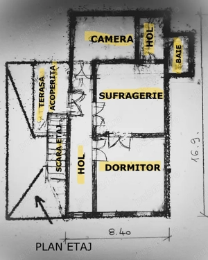 Casă de vânzare la Mânerău, comuna Peștișu Mic, la 3 km de municipiul Hunedoara - imagine 2