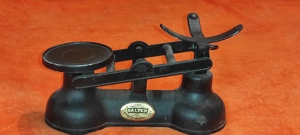  Cantar balanta vintage din fonta THE SALTER STAFFORDSHIRE made in england greutate 2.2 kg. lungime 