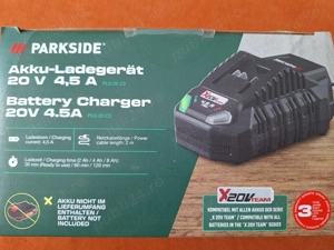Incarcator de Baterii Parkside 20 V  - tip -  PLG 20 C3 ,  4.5 A - imagine 1