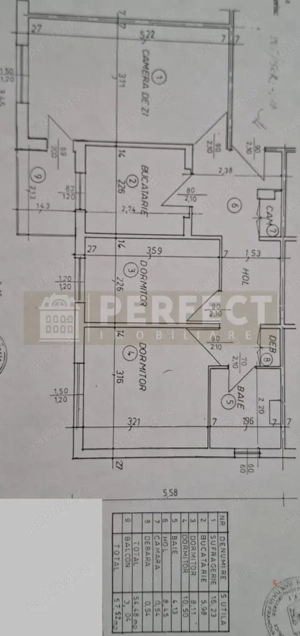 Zona PALTINIS, 58mp, 3 camere DECOMANDAT, AN 1986!! Pret 69.999 euro!! - imagine 13