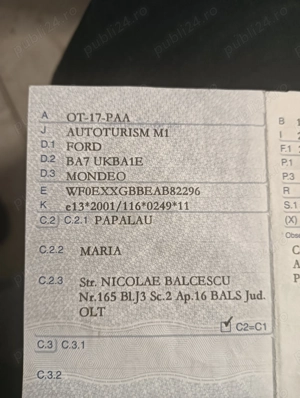 Vând piese Ford mondeo