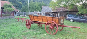 Păstrează o bucată din trecutul autentic românesc! De vânzare, car cu jug din lemn - imagine 5