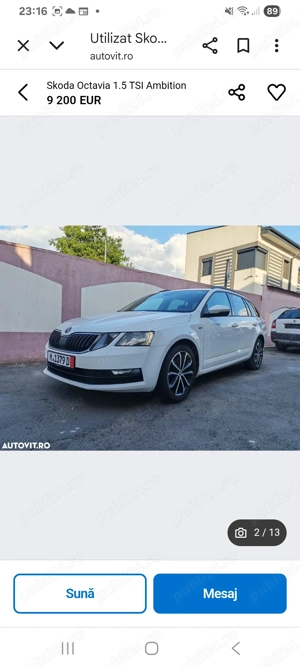 Vind Skoda Octavia 1,5  benzină 
