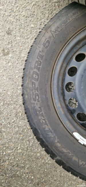 Roți Complecte VW CADY 5x1122 195 65 R15 De Iarnă Dot.2023  - imagine 5