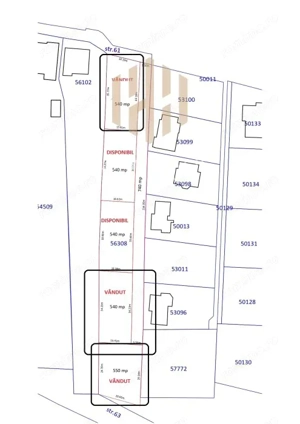 Teren intravilan Tăuții Măgherăuș , ultimele 2 parcele 540 mp fiecare ,ideal pentru casă!