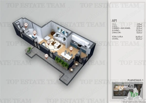 Garsoniera de vanzare bloc nou, adiacent metrou Obor - imagine 2 Garsoniera de vanzare bloc nou, adiacent metrou Obor - imagine 2