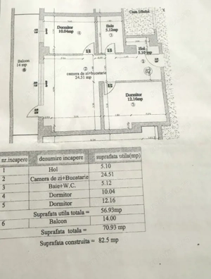 Apartament 3 camere in bloc nou, cu vedere panoramică – Nufărul - imagine 10