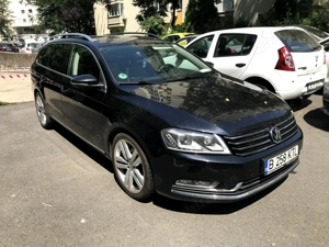 Passat B7 2012 170CP Highline DSG, automat, trapa, webasto, clima, carlig - imagine 2