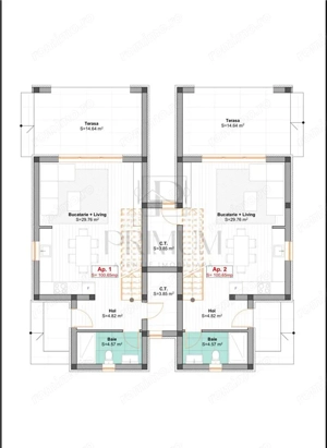Duplex modern - pozitie foarte buna - finalizare noiembrie  decembrie - proiect exclusivist - imagine 5