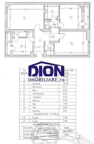 APARTAMENT SUPERB 3 CAM,  PIATA UNIRII - imagine 14