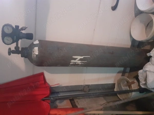 Vand butelie mare de oxigen cu ceas