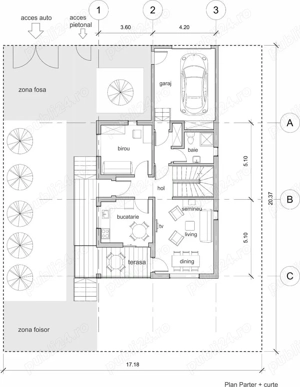 Casă în construcție Sp+P+2E - imagine 4