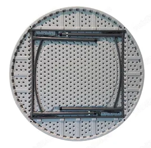 Masă rotundă 12 persoane, picioare pliabile, ca nouă și scaune  - imagine 2