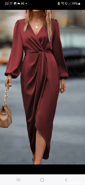 Vând rochie de vara Veloar..Din Satin XL