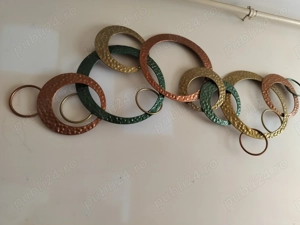 Decorațiune din metal pentru perete Pictata manual 