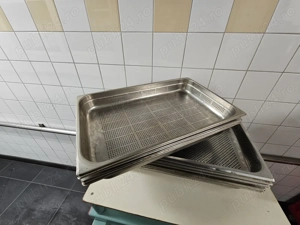 Vand tava inox GN 1 1, tava perforata profesionala