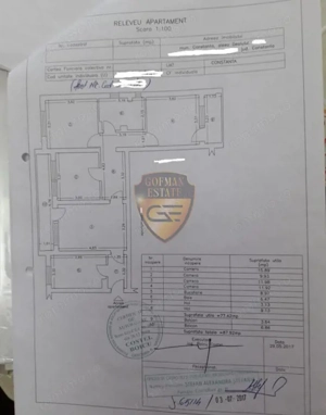 4 Camere, 2 balcoane, centrala gaz, bloc caramida, Tomis Nord, TIC TAC - imagine 3