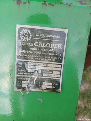 batoza de porumb cu snec capacitate mare 3.5 tone pe ora  - imagine 3 batoza de porumb cu snec capacitate mare 3.5 tone pe ora  - imagine 3