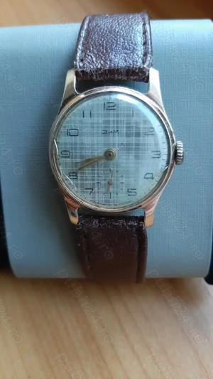 Ceas mecanic unisex Zim, functional