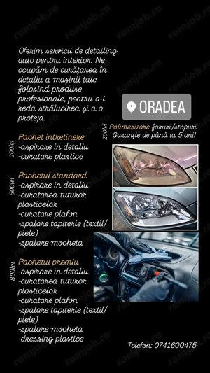 Cosmetizare și Detailing auto interior  - imagine 8