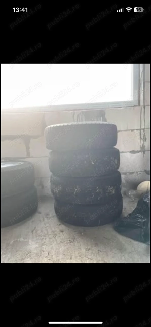 Jante de tablă+cauciucuri de iarnă  - imagine 2