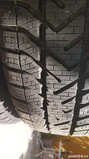 Roti de iarna Pirelli 185/65 r15 88T M+S, jante 6Jx15 et23 t101 - imagine 4