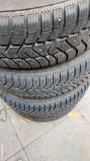 Roti de iarna Pirelli 185/65 r15 88T M+S, jante 6Jx15 et23 t101 - imagine 5
