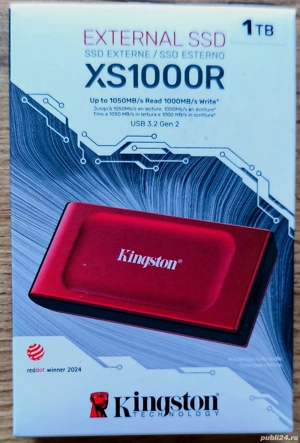 Vand SSD extern Kingston XS1000R sigilat 1TB