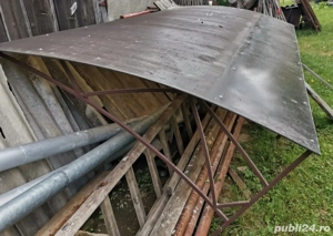 Vand copertină metalica cu policarbonat  - imagine 3