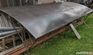 Vand copertină metalica cu policarbonat 