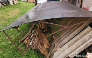 Vand copertină metalica cu policarbonat  - imagine 2