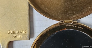 Set oglinzi cosmetice vintage cu rama din bronz - imagine 5