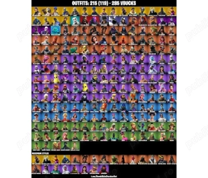  NEGOCIABIL Cont fortnite 215 skin uri black night OG - imagine 4