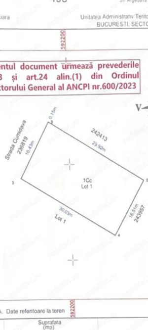 Colentina -Fundeni Cartierul Latin  Teren 495 mp , Deschidere stradală 16,50 m - imagine 2