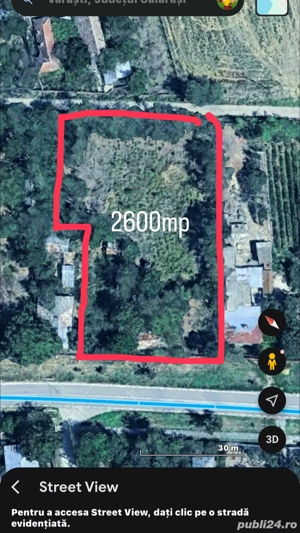 Casa batraneasca + teren 2600 MP. Iesire la Dn si la strada secundara prin spate.