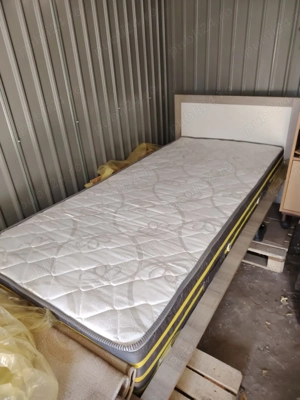 Pat Elvila 90   200 cm + saltea ortopedică  - imagine 4