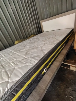 Pat Elvila 90   200 cm + saltea ortopedică  - imagine 3