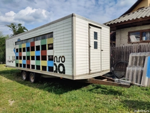Remorcă apicolă L= 9m. două axe 48 fam. folosită în pat cald orizonal - imagine 2