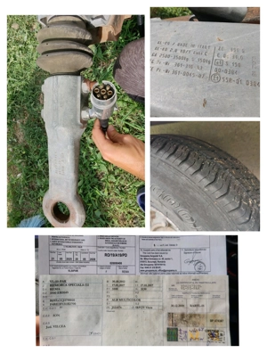 Remorcă apicolă L= 9m. două axe 48 fam. folosită în pat cald orizonal - imagine 6