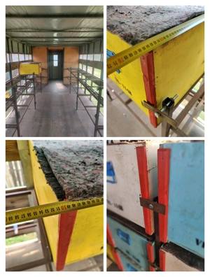 Remorcă apicolă L= 9m. două axe 48 fam. folosită în pat cald orizonal - imagine 7