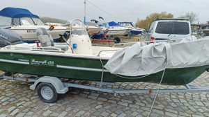 Barca romcraft 480 comander cu motor  yamaha si peridoc